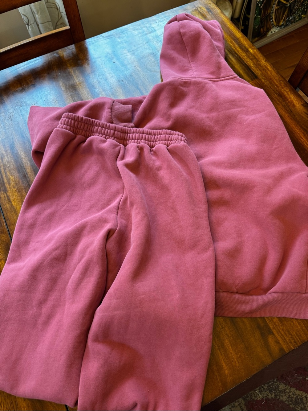 Women’s Berry Rose Comfrt Hoodie & Joggers Set Large - Picture 8 of 9